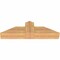 Ekena Millwork Portland Smooth Timber Gable Bracket, Western Red Cedar, 36"W x 10"H x 5 1/2"D x 5 1/2"F, 7/12 Pitch GBW036X10X0606POR00SWR - alternate 4